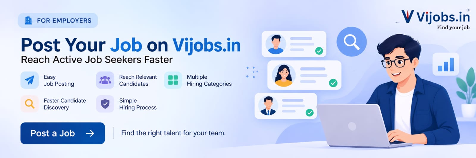 Post Your Job on Vijobs.in